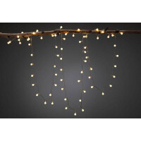 Plug & Shine LED Lichterkette Warmweiß IP44 3000K 