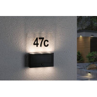 Solar LED Hausnummernleuchte Neda Bewegungsmelder IP44 3000K