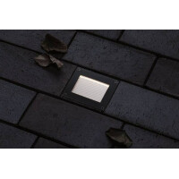 Solar LED Bodeneinbauleuchte Domenic IP67 3000K 80x80mm Schw