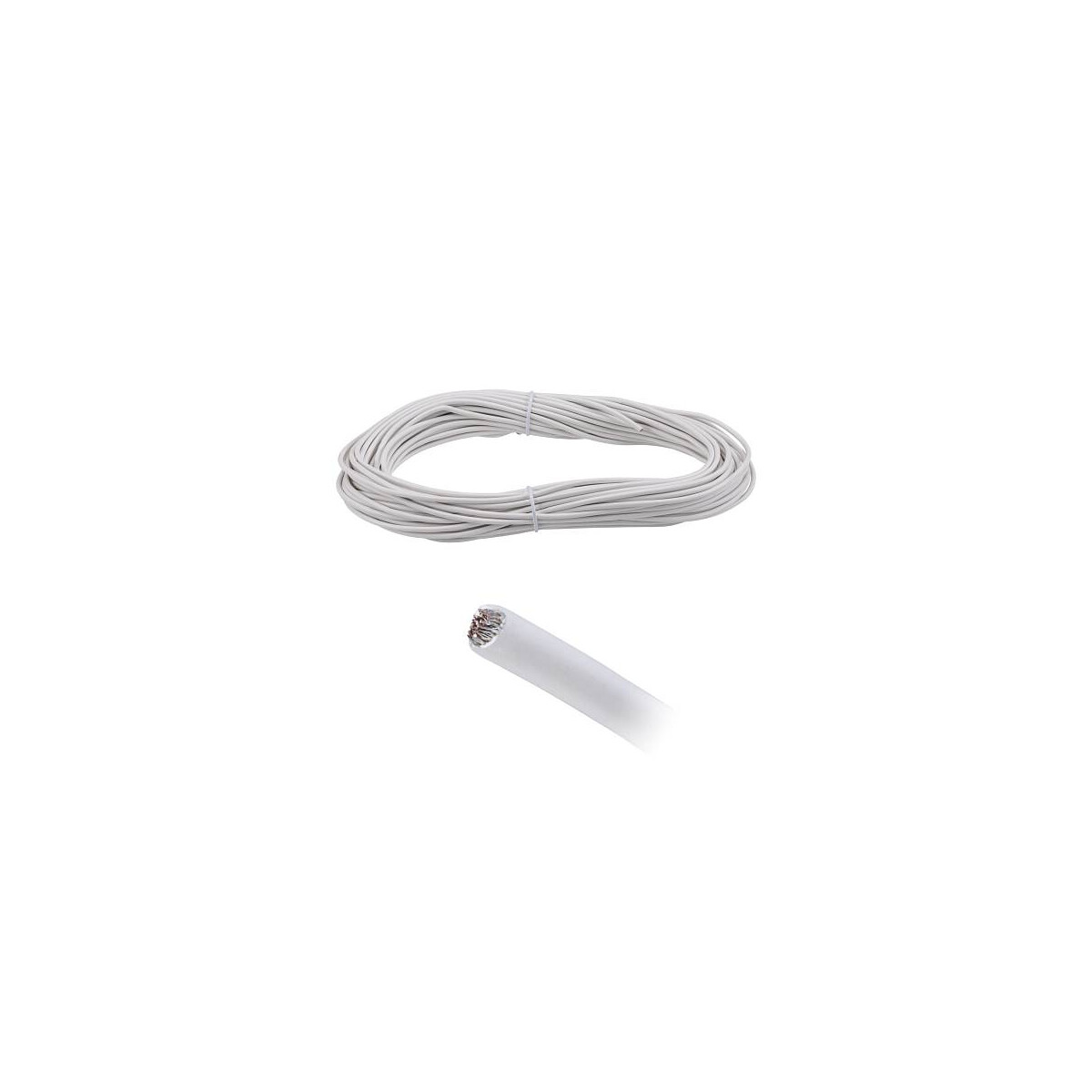 CorDuo Seilsystem Spannseil 20m 2,5qmm Weiß