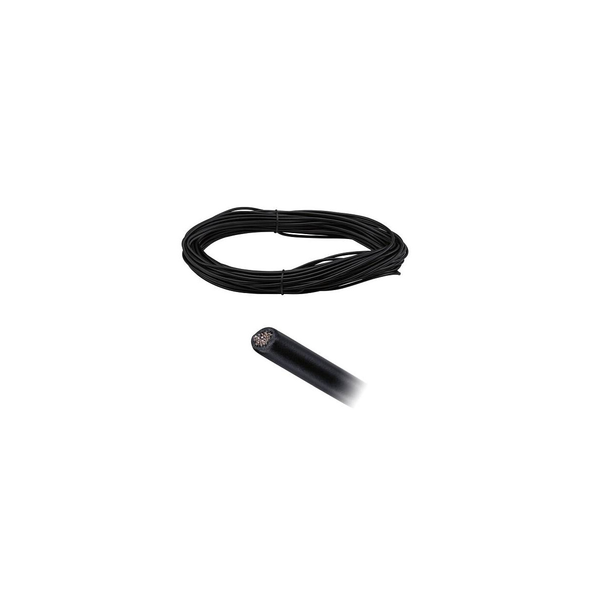 CorDuo Seilsystem Spannseil 20m 2,5qmm Schwarz