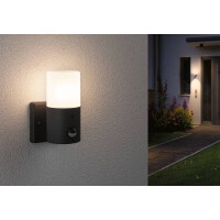 Außenwandleuchte Tubs Bewegungsmelder IP44 rund 105x13