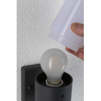 Außenwandleuchte Tubs Bewegungsmelder IP44 rund 105x13