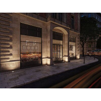 LED Bodeneinbauleuchte Durea IP67 rund 153mm 3000K 8W 530lm 