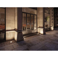 LED Bodeneinbauleuchte Durea IP67 rund 153mm 3000K 8W 530lm 