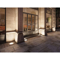 LED Bodeneinbauleuchte Durea IP67 rund 273mm 3000K 15W 1040l