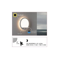 LED Außenpanel Lamina Backlight Bewegungsmelder seewas