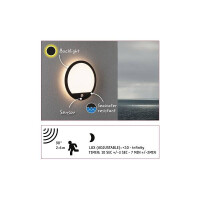LED Außenpanel Lamina Backlight Bewegungsmelder seewas
