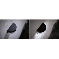 Solar LED Wegeleuchte Mimmo IP44 6500K 18lm Schwarz 6