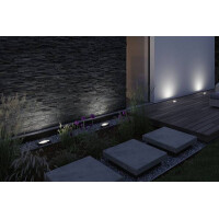 Plug & Shine LED Wandfluter Ito Einzelleuchte IP67 3000K