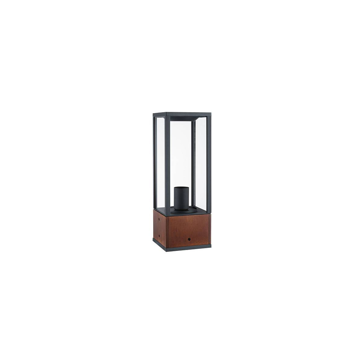 Lichtobjekt Timba IP44 eckig 400mm max. 60W 230V Holz E27 Holz