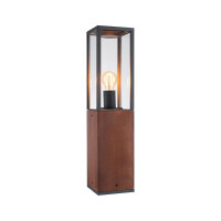 Lichtobjekt Timba IP44 eckig 600mm max. 60W 230V Holz E27 Ho