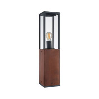 Lichtobjekt Timba IP44 eckig 600mm max. 60W 230V Holz E27 Ho