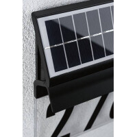 Solar LED Hausnummernleuchte Neda IP44 3000K 14lm Schwarz 5