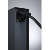 Plug & Shine Steckdosensäule Rio IP44 Anthrazit 7