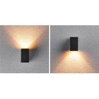 LED Außenwandleuchte Flame insektenfreundlich IP44 eck