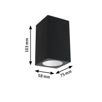 LED Außenwandleuchte Flame insektenfreundlich IP44 eck