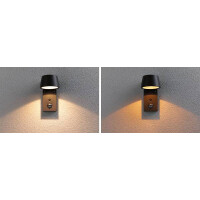LED Außenwandleuchte Capea Bewegungsmelder insektenfre