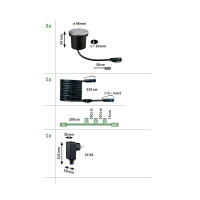 Plug & Shine LED Bodeneinbauleuchte Floor Basisset Insek