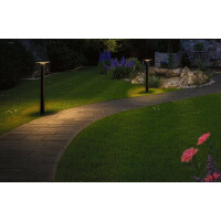 Plug & Shine LED Pollerleuchte Plate Einzelleuchte IP44 