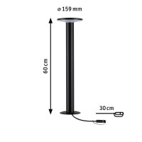 Plug & Shine LED Pollerleuchte Plate Einzelleuchte IP44 