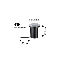 LED Bodeneinbauleuchte Goldlicht insektenfreundlich IP65 110