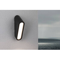 LED Außenwandleuchte Cliff seewasserresistent IP44 64x