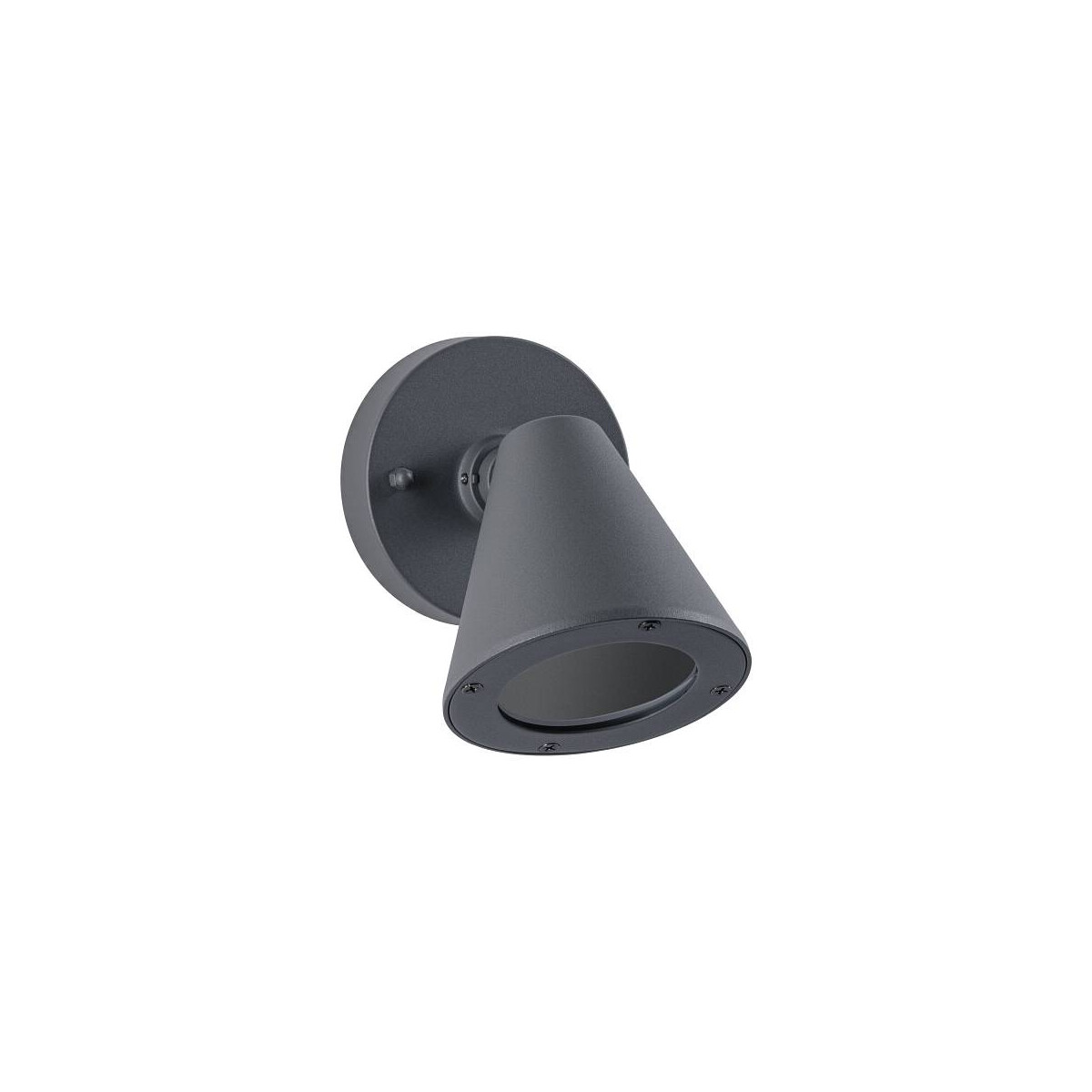 Außenwandleuchte Trian seewasserresistent IP44 rund 100x125mm max. 35W 230V Anthrazit Aluminium