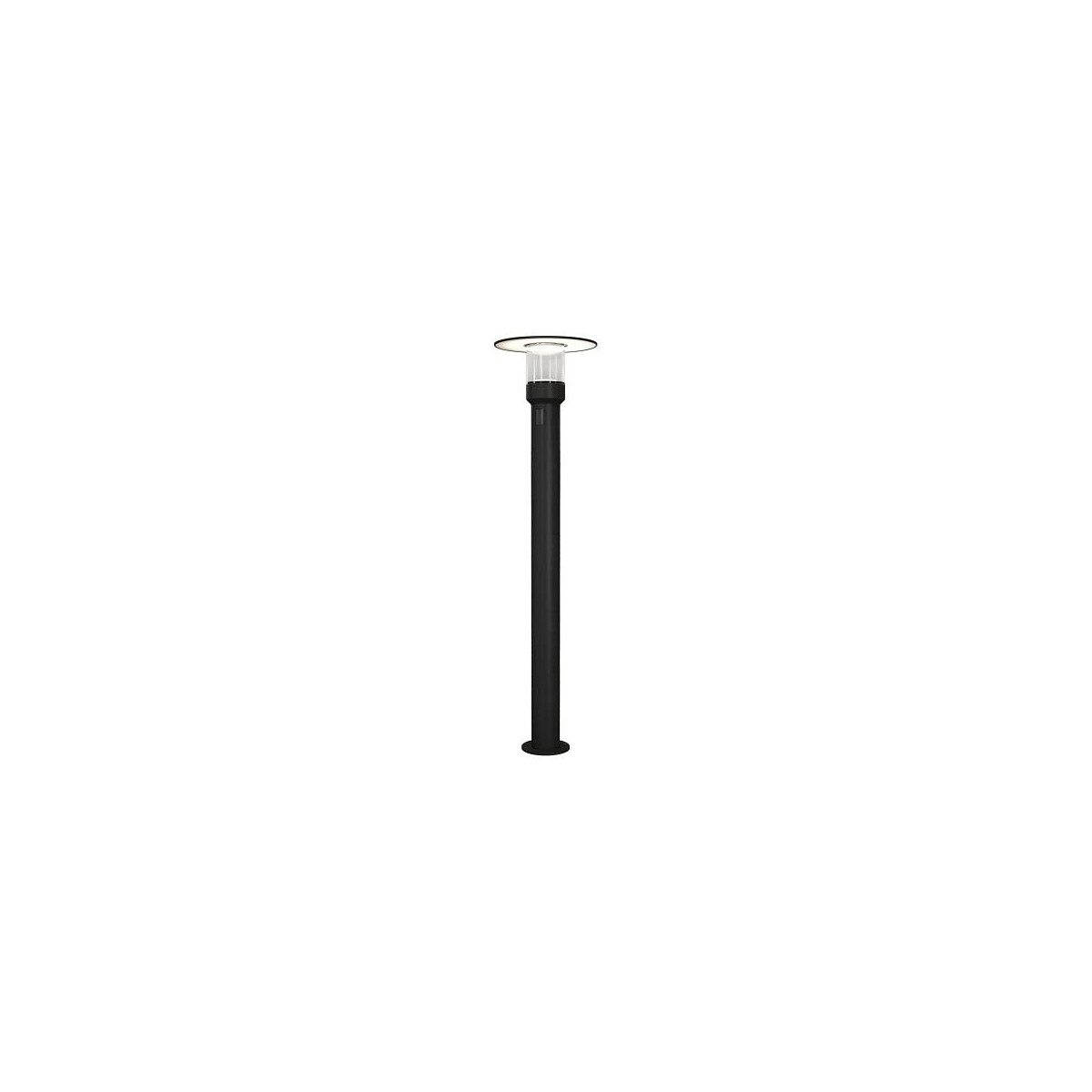 Pollerleuchte Trian IP44 rund 600mm max. 35W 230V Anthrazit Aluminium