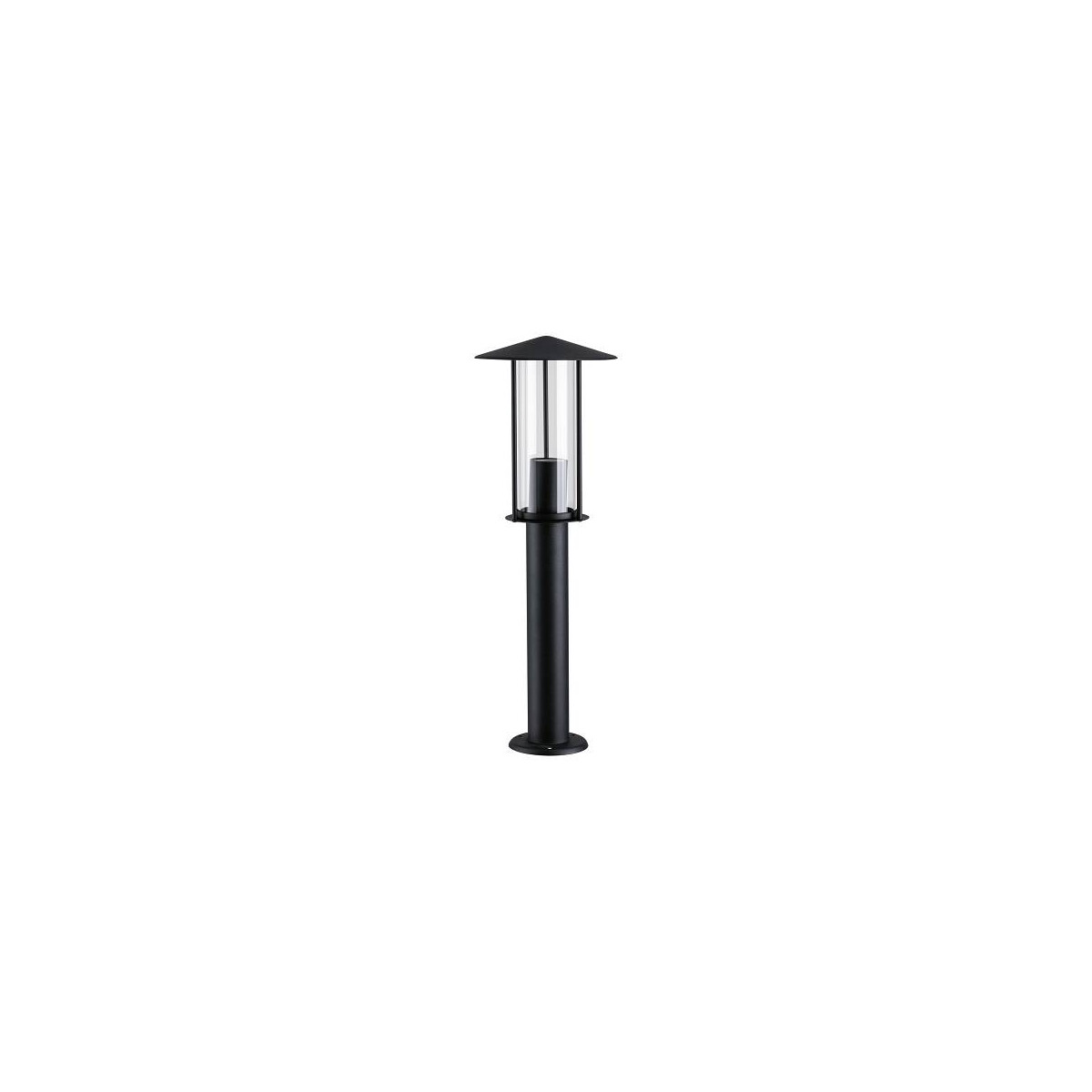 Pollerleuchte Classic insektenfreundlich IP44 500mm 2200K 4,3W 420lm 230V Schwarz E27 Metall