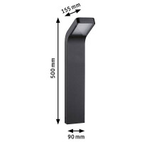 LED Pollerleuchte Kulma seewasserresistent IP44 500mm 3000K 