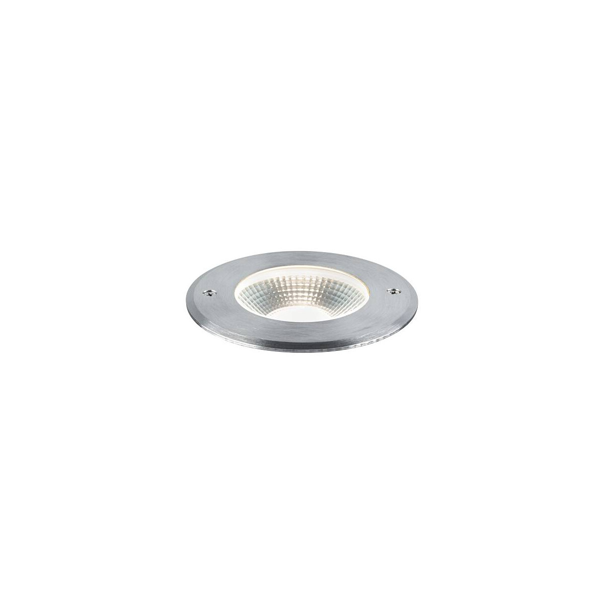 LED Bodeneinbauleuchte Vanea seewasserresistent IP67 rund 100mm 3000K 3,5W 160lm 230V Alu Aluminium