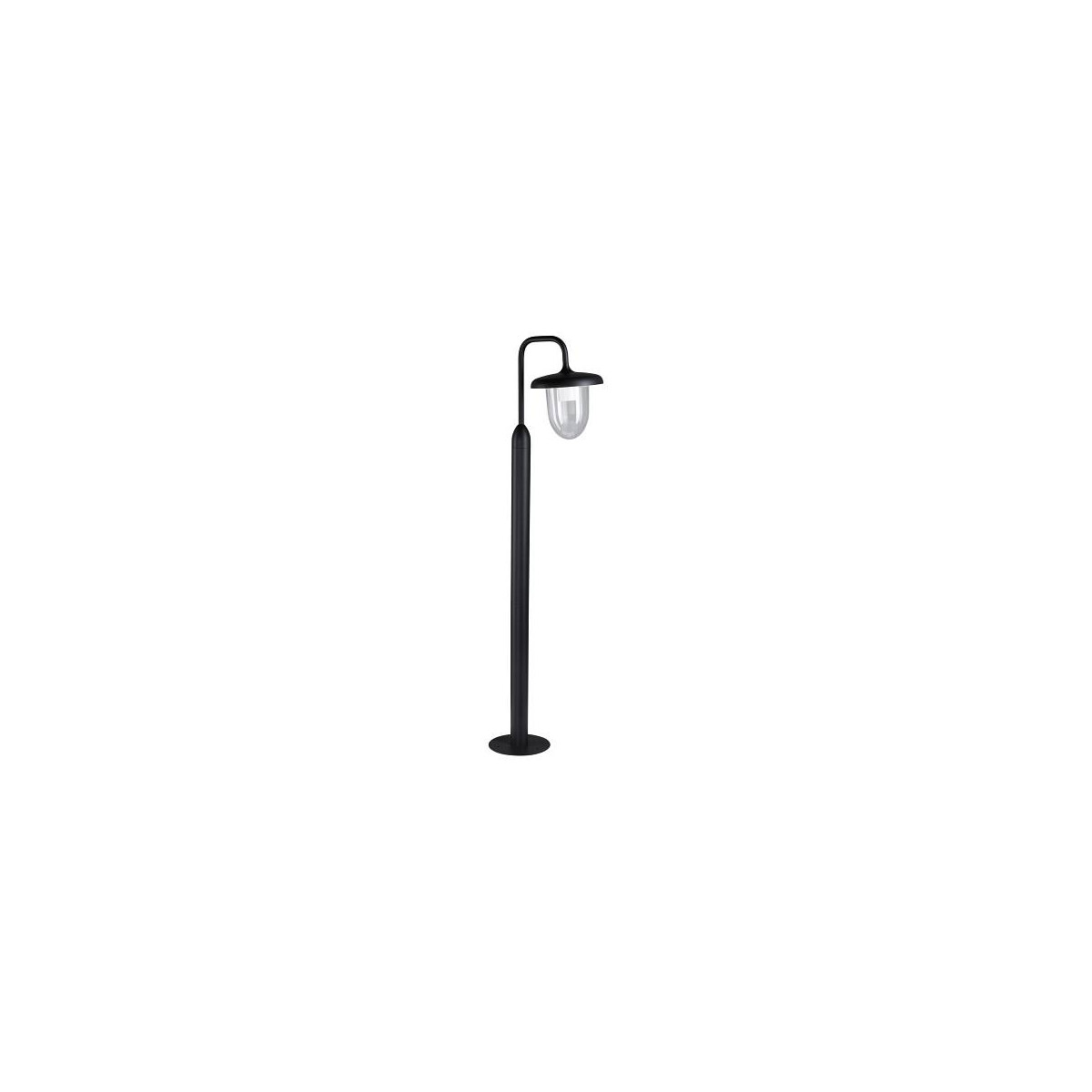 Pollerleuchte Vintario seewasserresistent IP44 rund 1.135mm max. 20W 230V Anthrazit E27 Aluminium