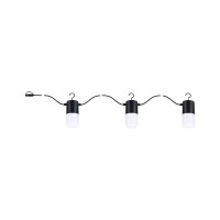 Plug & Shine LED Lichterkette Tubs IP44 3000K 3x2W Anthr