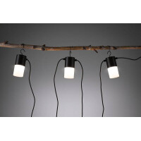 Plug & Shine LED Lichterkette Tubs IP44 3000K 3x2W Anthr
