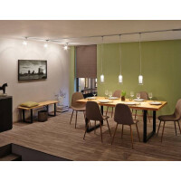 URail LED Pendel Arido II GU10 560lm 5W 2700K 230V Chrom mat