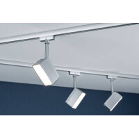 URail Schienenspot Pedal Einzelspot 395lm 5W 2700K 230V Chro
