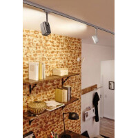 URail Schienenspot Pedal Einzelspot 395lm 5W 2700K 230V Chro