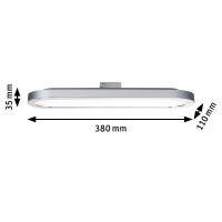 URail LED Panel Loop 480lm 7W 2700K 230V Chrom matt Chrom 8