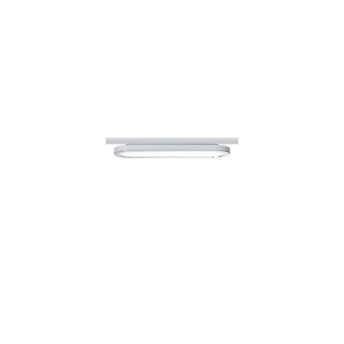 URail LED Panel Loop 480lm 7W 2700K 230V Weiß Chrom