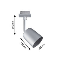 URail Schienenspot Cover Einzelspot GU10 max. 10W dimmbar 23