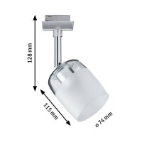 URail Schienenspot Blossom Einzelspot G9 max. 10W dimmbar 23