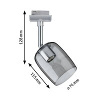 URail Schienenspot Blossom Einzelspot G9 max. 10W dimmbar 23
