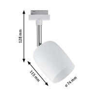 URail Schienenspot Blossom Einzelspot G9 max. 10W dimmbar 23