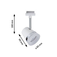 URail Schienenspot Cone Einzelspot GU10 max. 10W dimmbar 230