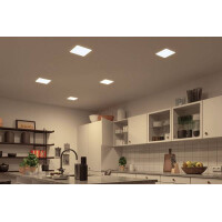 VariFit LED Einbaupanel Veluna IP44 eckig 185x185mm White Sw