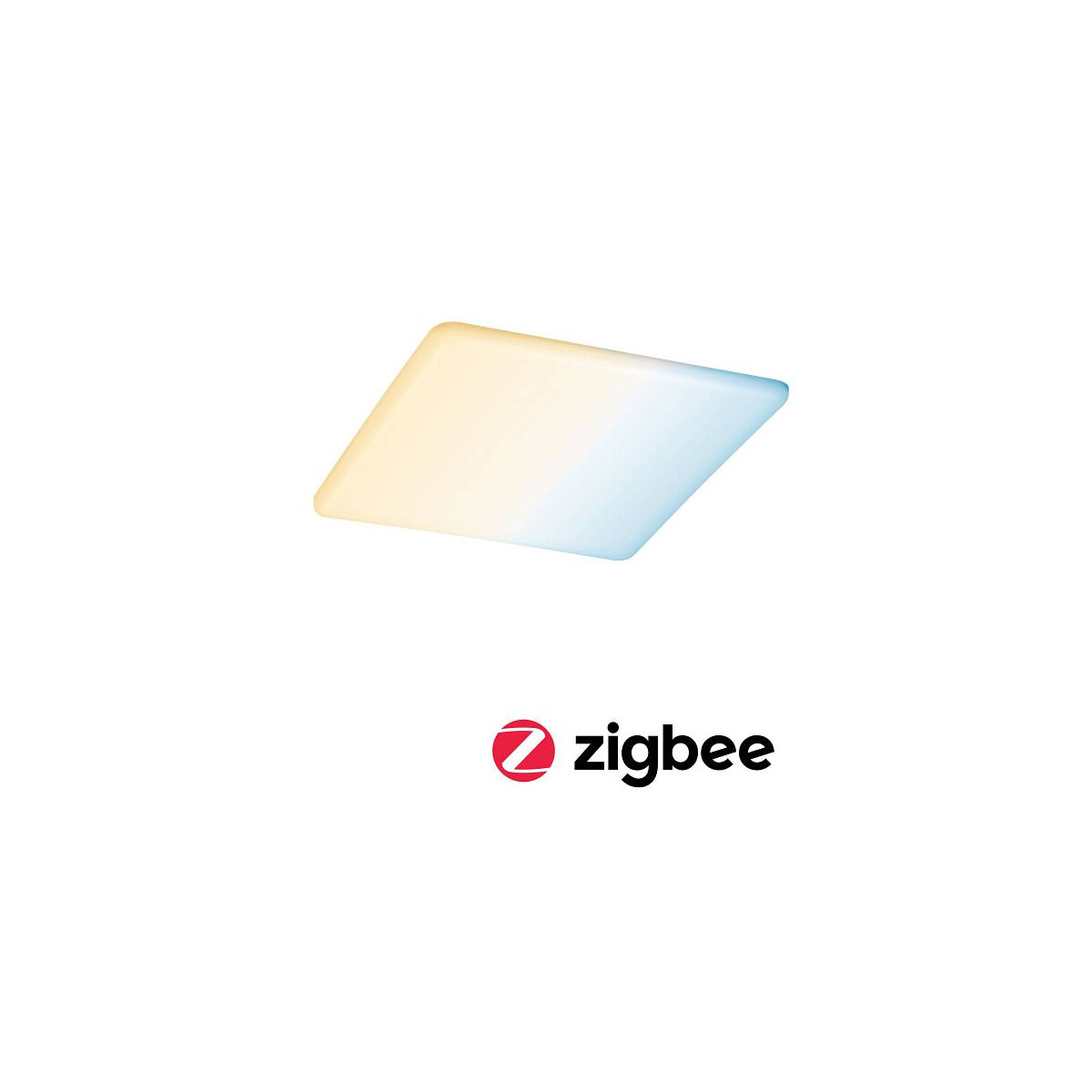 VariFit LED Einbaupanel Smart Home Zigbee Veluna IP44 eckig 215x215mm Tunable White Satin dimmbar