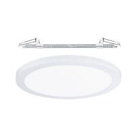 LED Einbaupanel 2in1 Cover-it rund 330mm 1700lm 4000K Wei&sz
