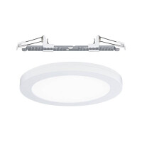 LED Einbaupanel 2in1 Cover-it rund 225mm 1200lm 4000K Wei&sz