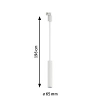 ProRail3 Pendel Artemons GU10 max. 10W dimmbar 230V Wei&szli